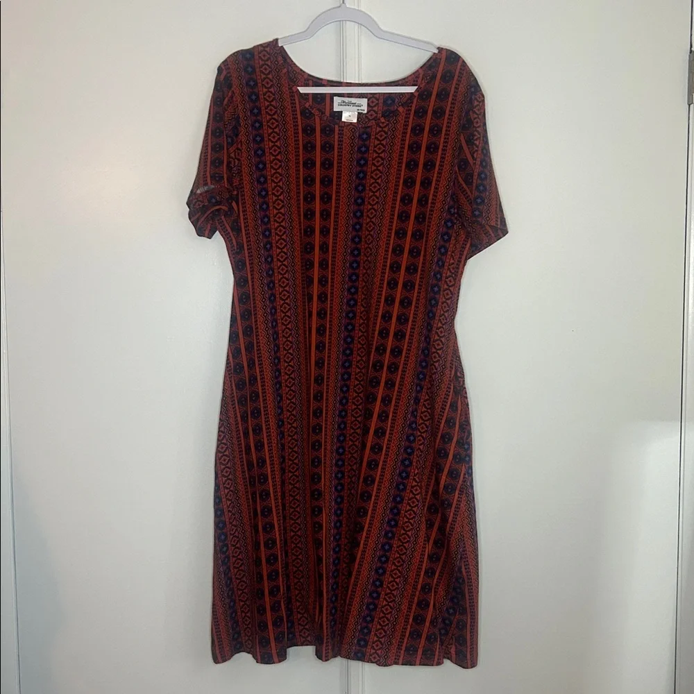 Vermont Country Store Boho Western Print Dress - Cotton - Picture 3 of 6